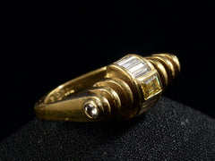 thumbnail of c1975 Modern Diamond Ring (side view)