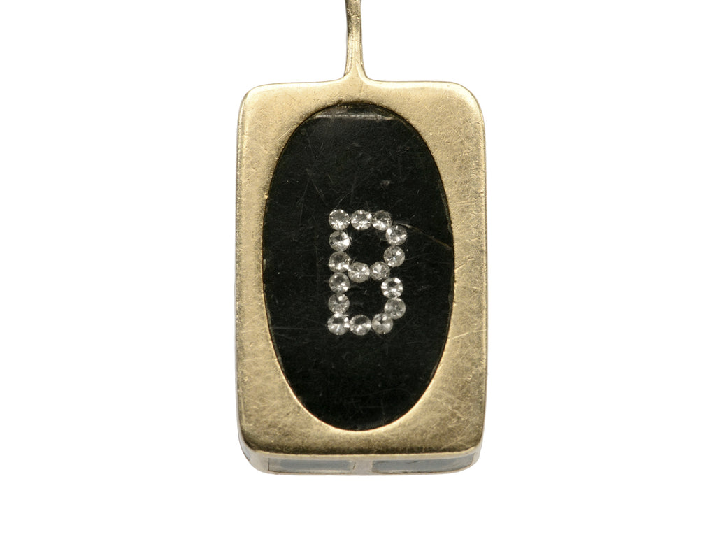 c1980 Diamond B Charm (on white background)