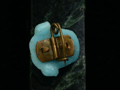 c1890 Victorian Glass Bulldog (backside)