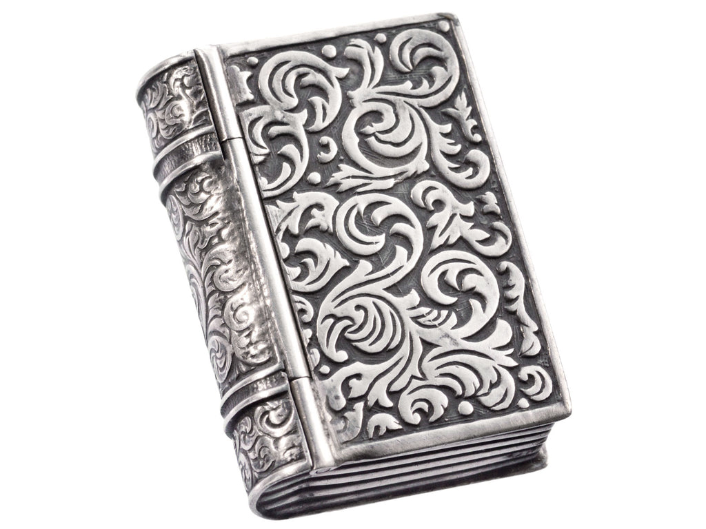 c1900 Ornate Book Box (on white background)