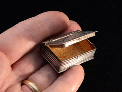 thumbnail of c1900 Ornate Book Box (showing lid open)