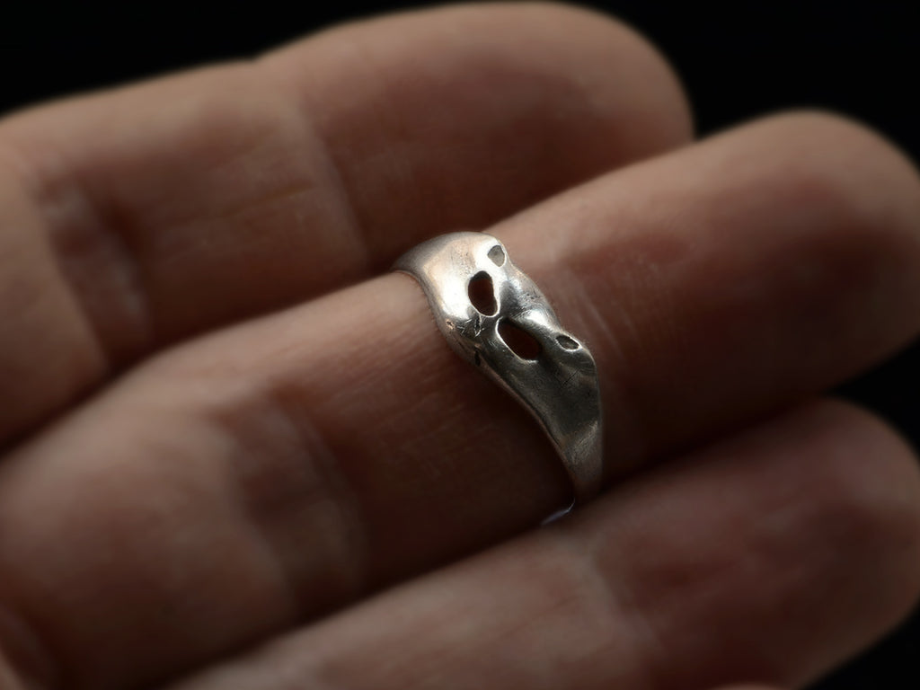 Vintage Silver Cat Ring (shown on finger)