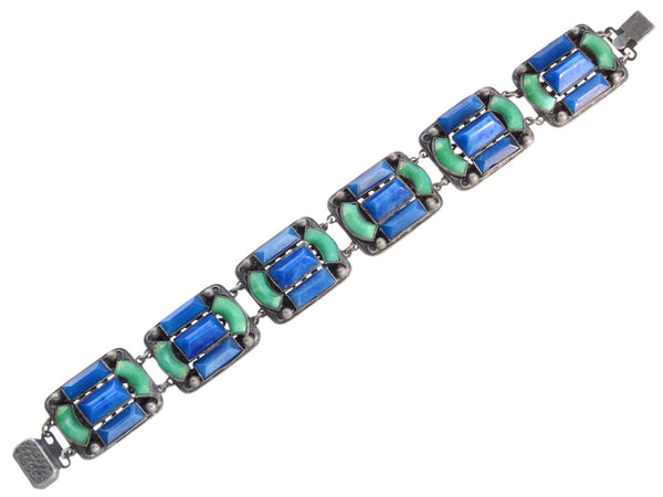 c1925 Czech Deco Bracelet
