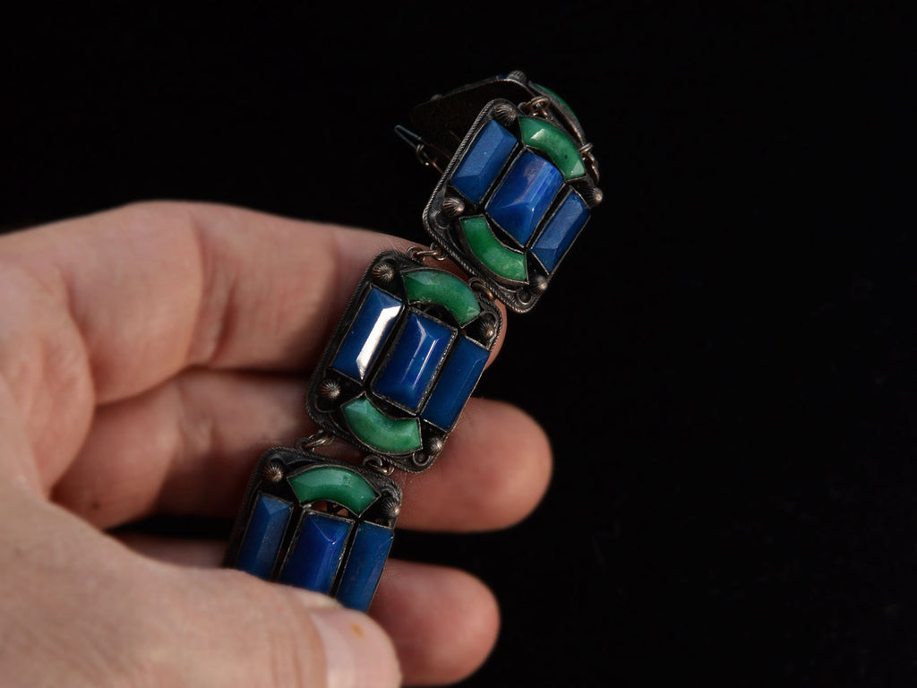 c1925 Czech Deco Bracelet