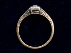 thumbnail of c1920 0.17ct Deco Ring (profile view on dark background)