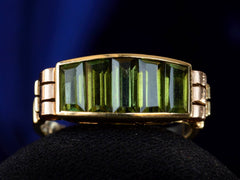 thumbnail of c1935 Deco Tourmaline Ring (detail)