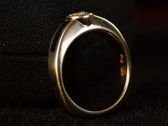 thumbnail of c1980 Diamond & Onyx Ring (profile view)