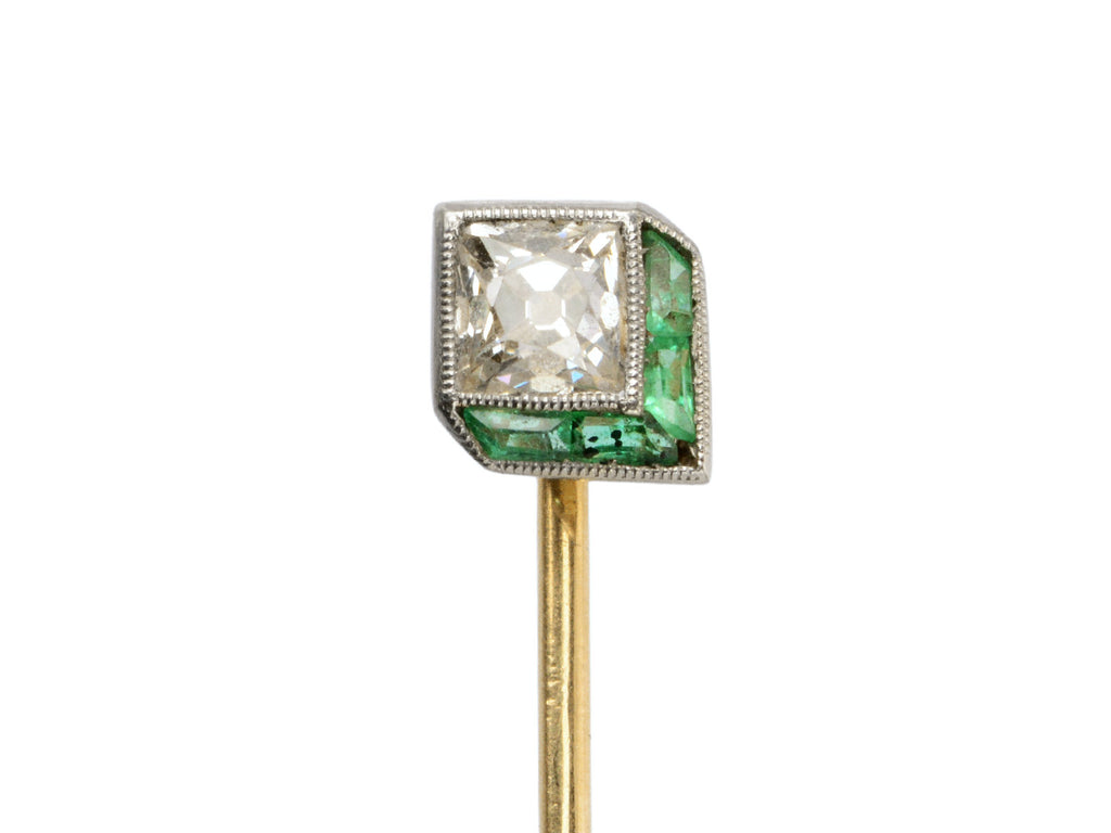 c1920 Deco Diamond Pin