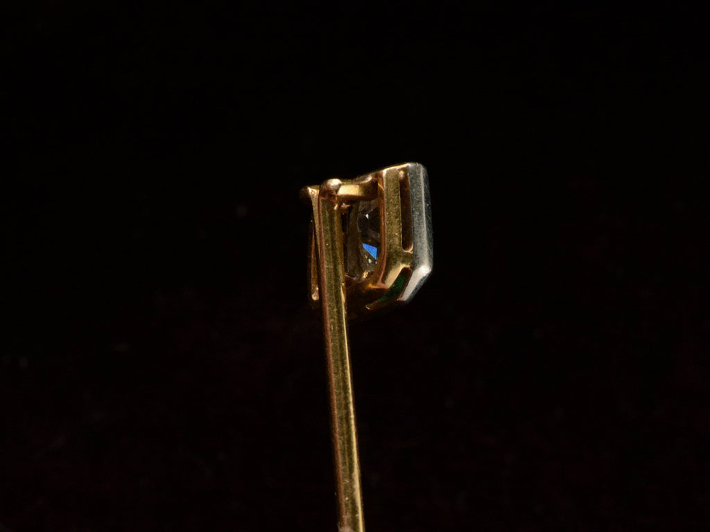 c1920 Deco Diamond Pin