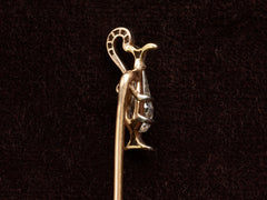 thumbnail of c1890 French Diamond Ewer (back side view)