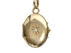 thumbnail of c1900 Small Diamond Locket (on white background)