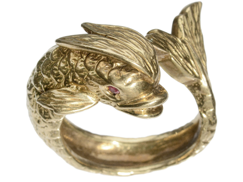 c1960 Mythical Dolphin Ring