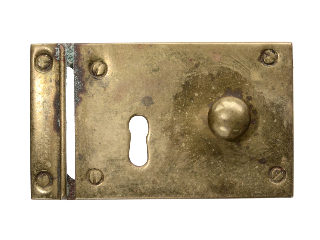 c1940 Door Lock Brooch (on white background)