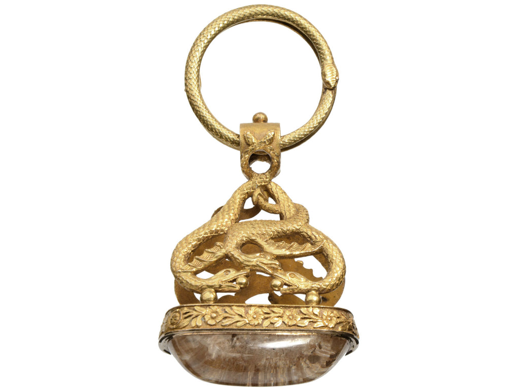 c1890 Massive 18K Fob (on white background)