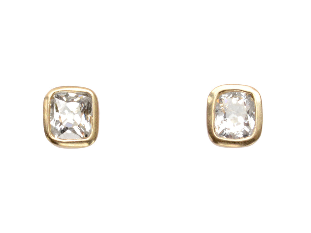 EB 0.44ctw Old Mine Studs (on white background)