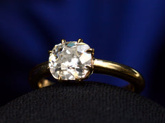 thumbnail of EB 1.17ct Old Mine Ring (side view)