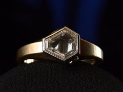 thumbnail of EB Diamond Locket Ring (on dark background)