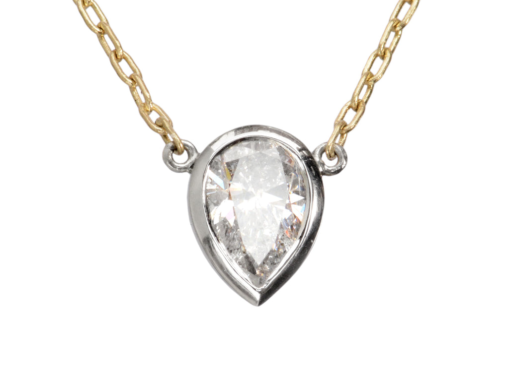 EB 1.08ct Pear Necklace (on white background)