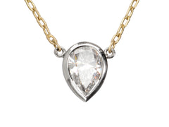 EB 1.08ct Pear Necklace