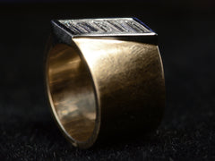 thumbnail of EB Rhomboid Diamond Ring (side profile view)