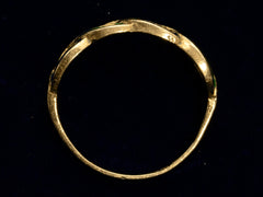 thumbnail of c1970 Enamel Chain Ring (profile view)