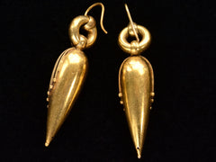 c1880 Etruscan Revival Earrings (backside)