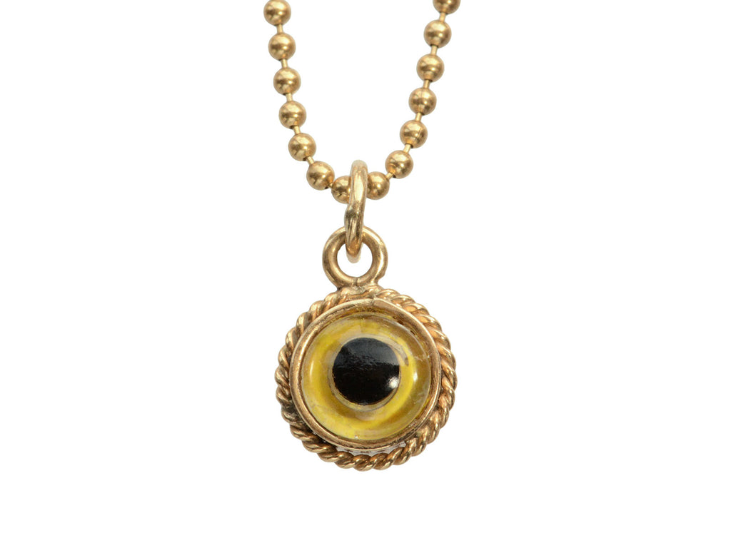 c1970 Evil Eye Charm (on white background)