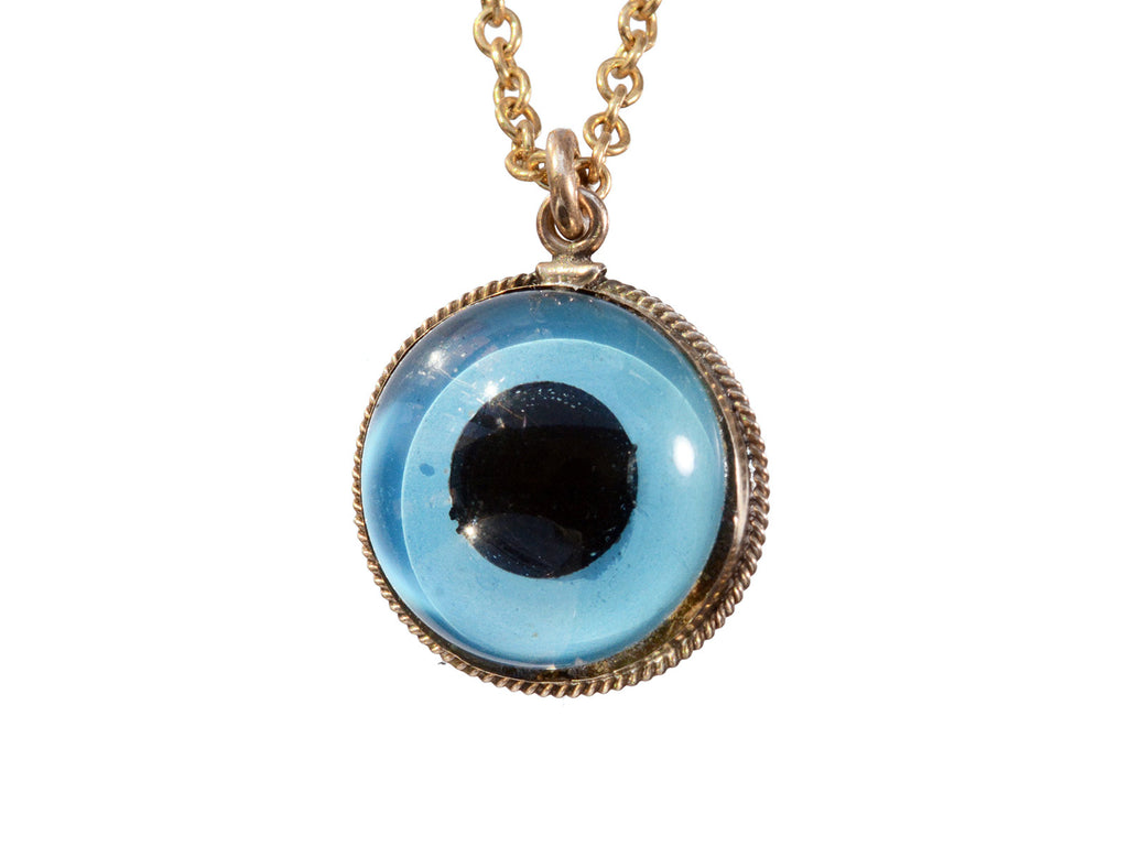 c1950 Evil Eye Pendant (on white background)