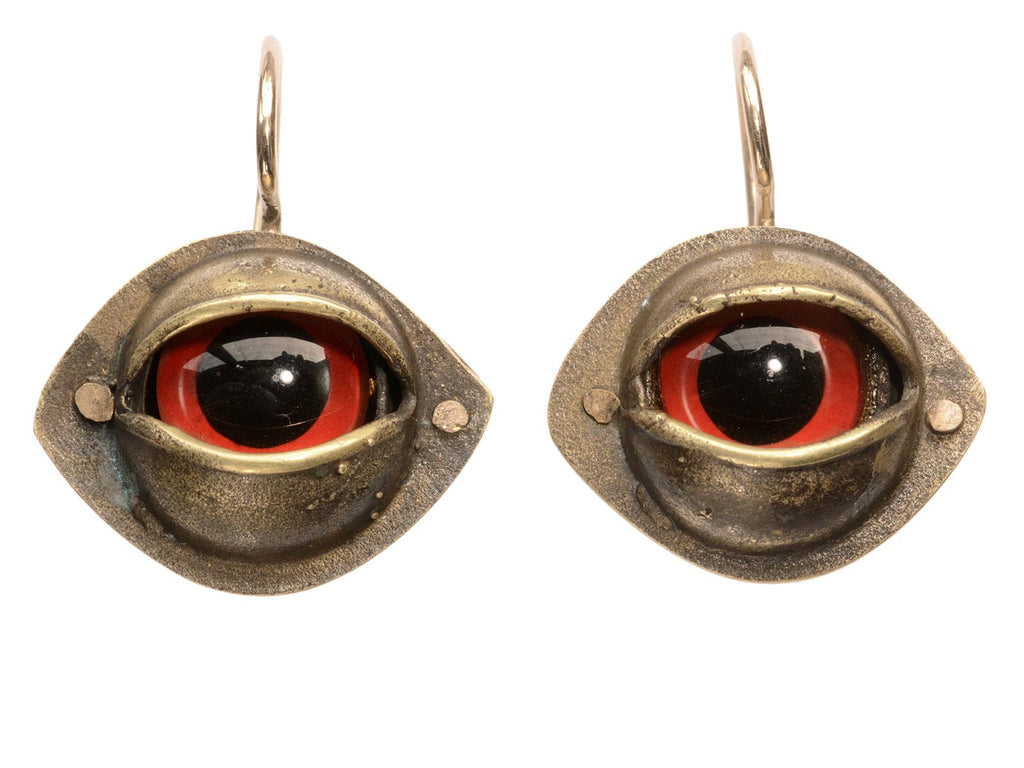 1980s Eyeball Earrings (on white background)