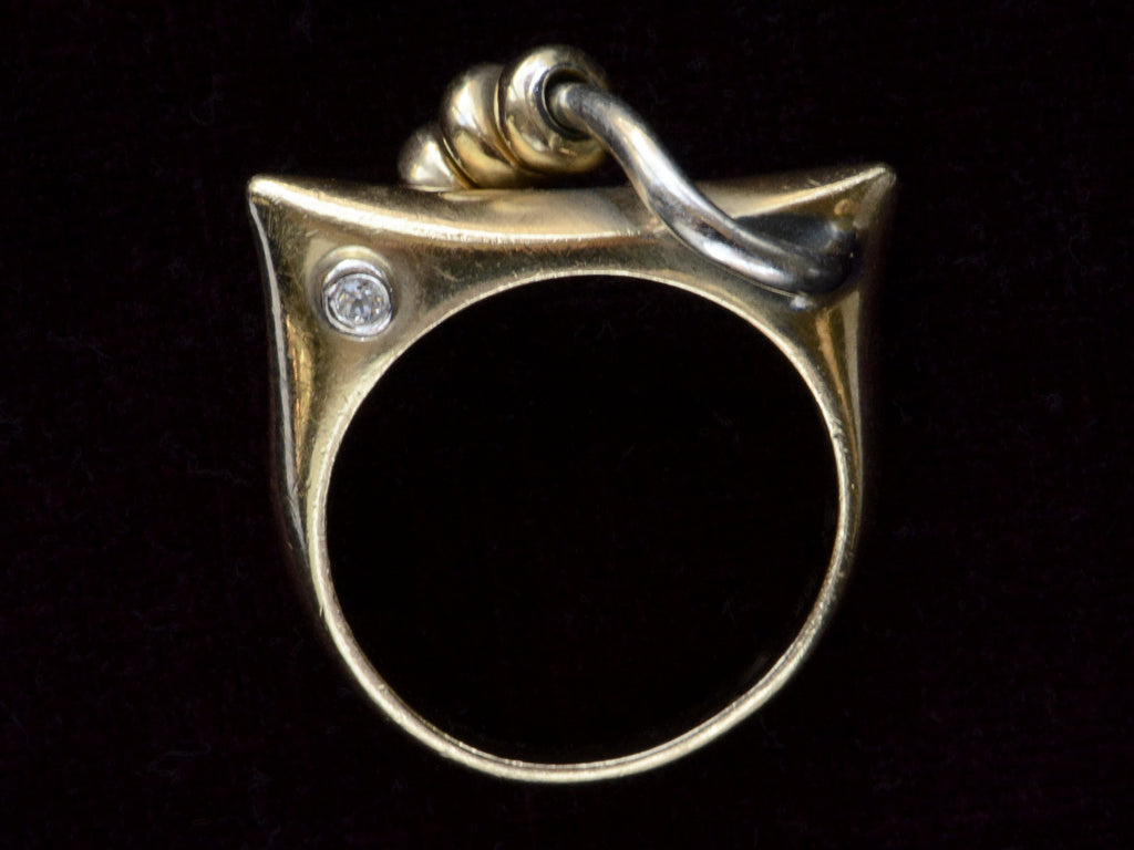 c1990 Kinetic Gold Ring