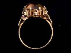 thumbnail of 1930 Finnish Citrine Ring (profile view)