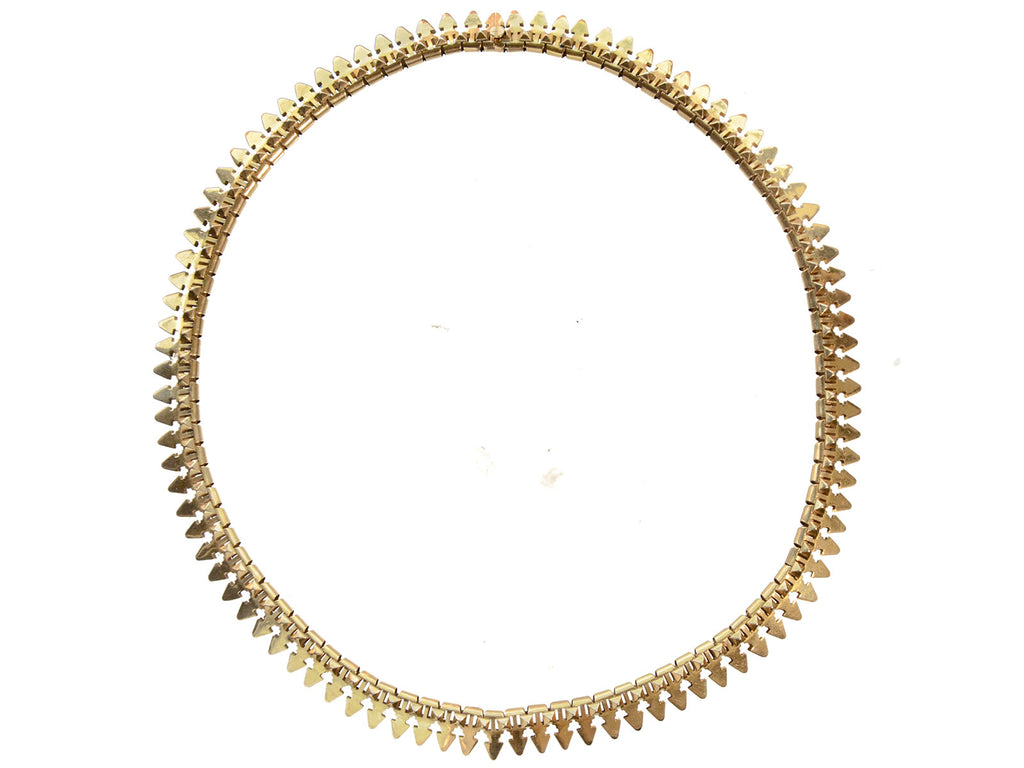 c1890 French 18K Collar (on white background)