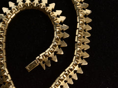 thumbnail of c1890 French 18K Collar (clasp detail)