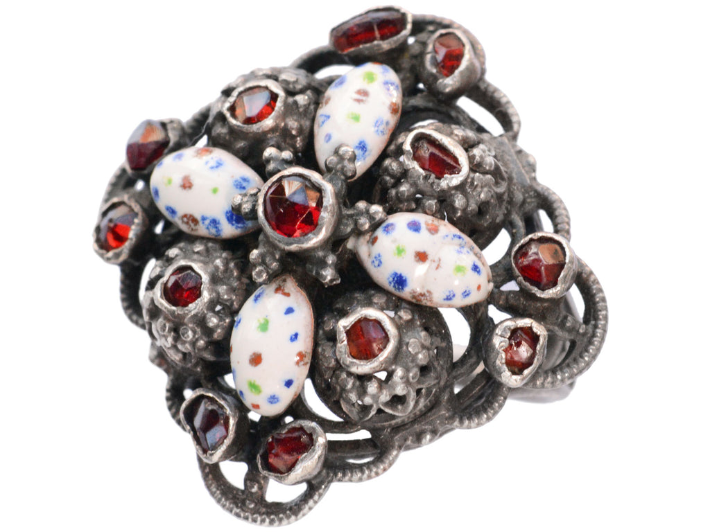 c1880 Renaissance Revival Ring (on white background)