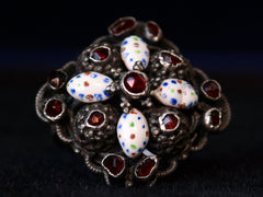 thumbnail of c1880 Renaissance Revival Ring (on black background)