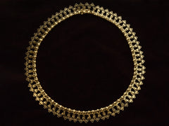 thumbnail of c1930 Gay Frères 18K Collar (on black background)