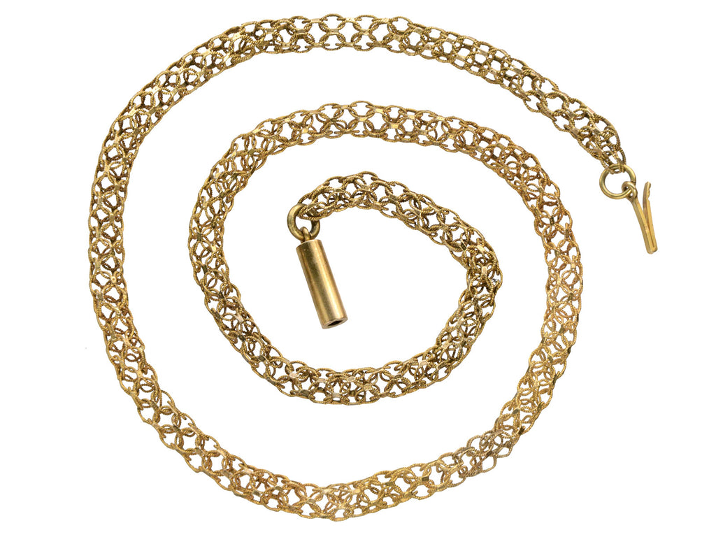 c1800 Georgian Lace Chain (on white background)