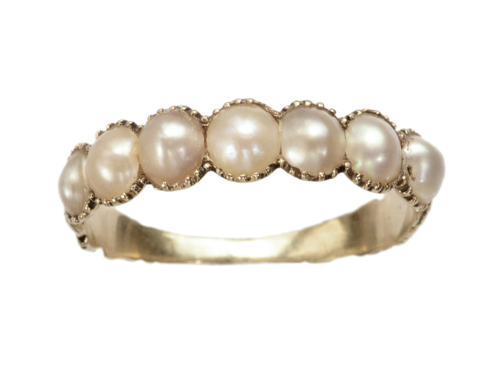 c1830 Georgian Pearl Band (on white background)