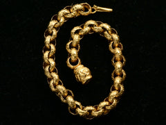 c1820 Georgian Chain Bracelet (shown open)