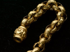 c1820 Georgian Chain Bracelet(detail showing clasp)