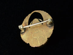 thumbnail of c1920 Winged Glass Scarab (backside)