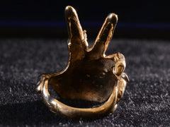 c1970 Figural Hand Ring