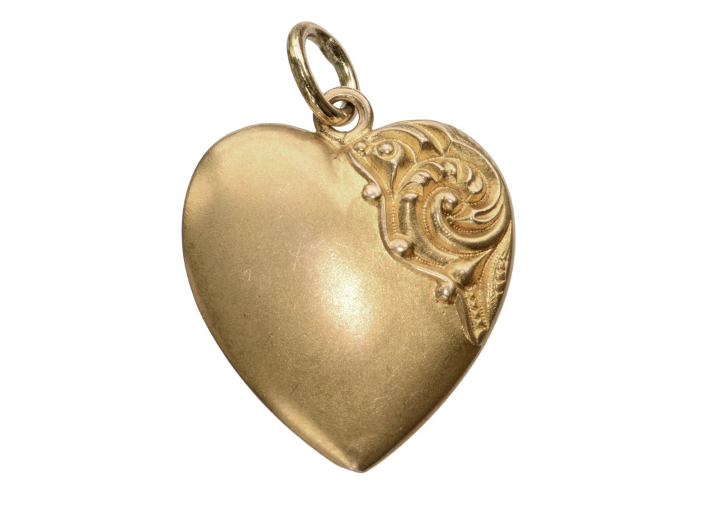 c1890 Fancy Heart Charm (on white background)