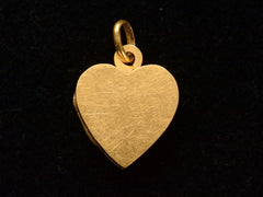 thumbnail of c1900 French Heart Locket (Backside)