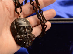 thumbnail of c1870 Hermes Pendant (on hand for scale)