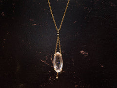 thumbnail of H Stern Kunzite Pendant Necklace (on dark background)