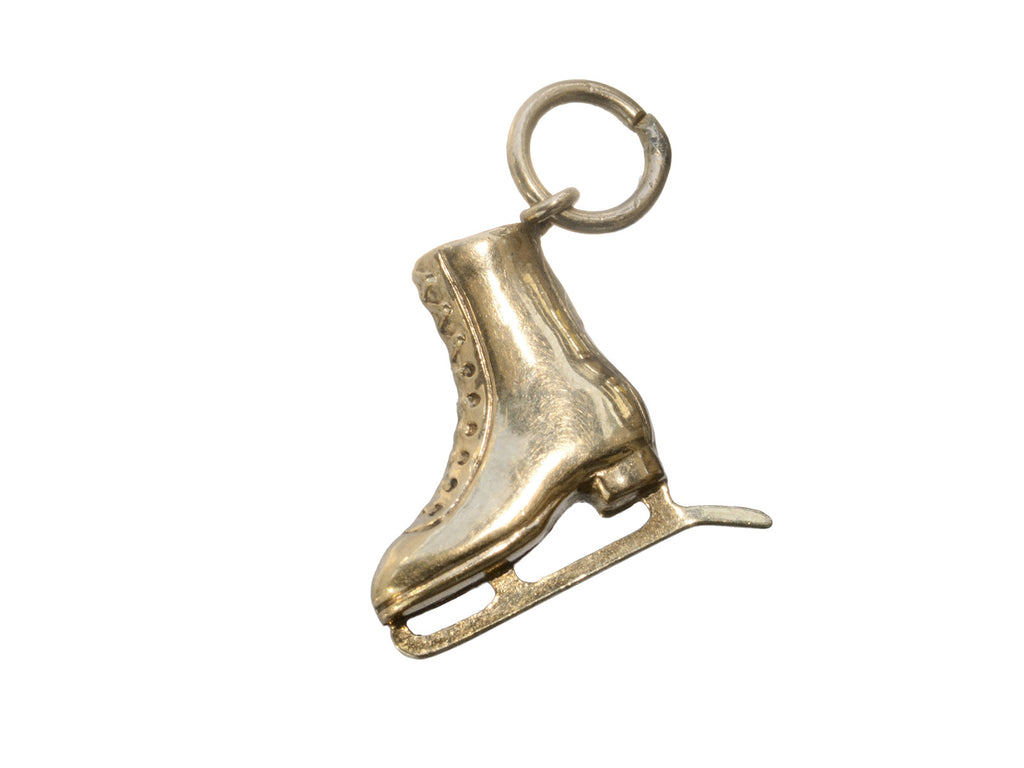 1975 Ice Skate Charm (on white background)