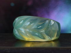 thumbnail of c1980 Lalique Ring (side view)