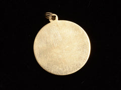 thumbnail of c1970 Gold Libra Charm (backside)