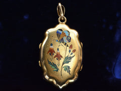 thumbnail of c1890 Lily of the Valley (back view)